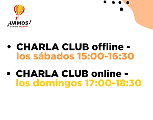 TEMAS. CHARLA CLUB. 18-19 DE NOVIEMBRE